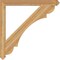 Ekena Millwork Olympic Arts & Crafts Rough Sawn Bracket, Western Red Cedar, 4"W x 46"D x 46"H BKT04X46X46OLY03RWR - alternate 4